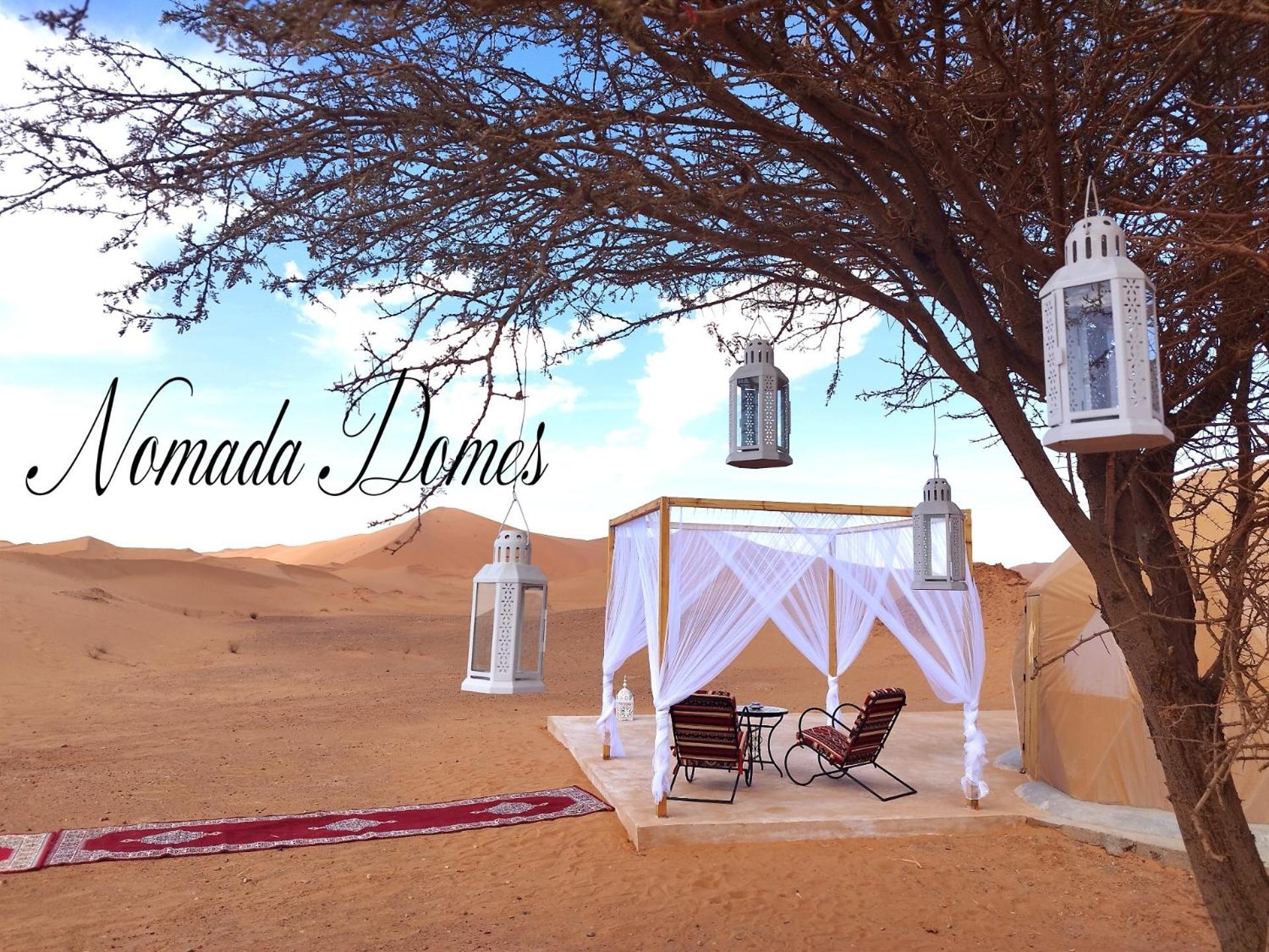 Hotel Nomada Domes Camp With Airco Merzouga Zewnętrze zdjęcie