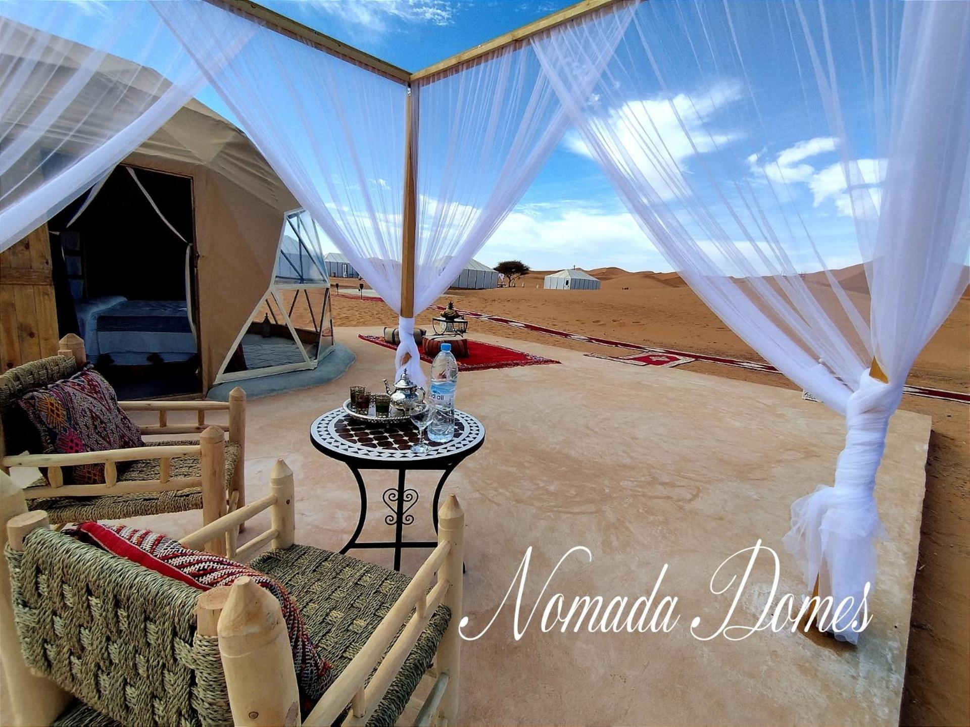 Hotel Nomada Domes Camp With Airco Merzouga Zewnętrze zdjęcie